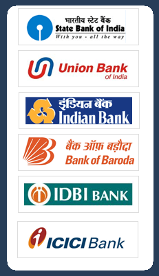 Net banking with various Banks